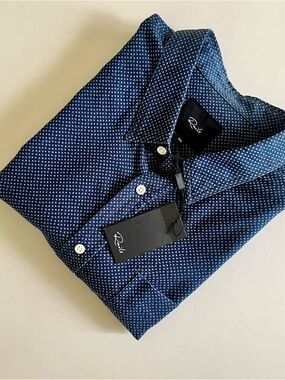 Rails Navy Microdot Button-Down Shirt